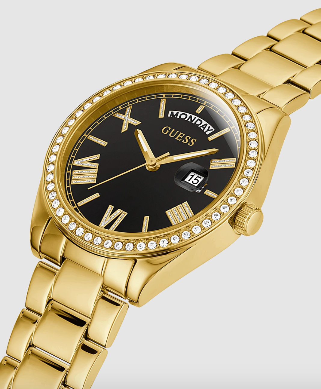 Guess Luna Ladies Gold Watch