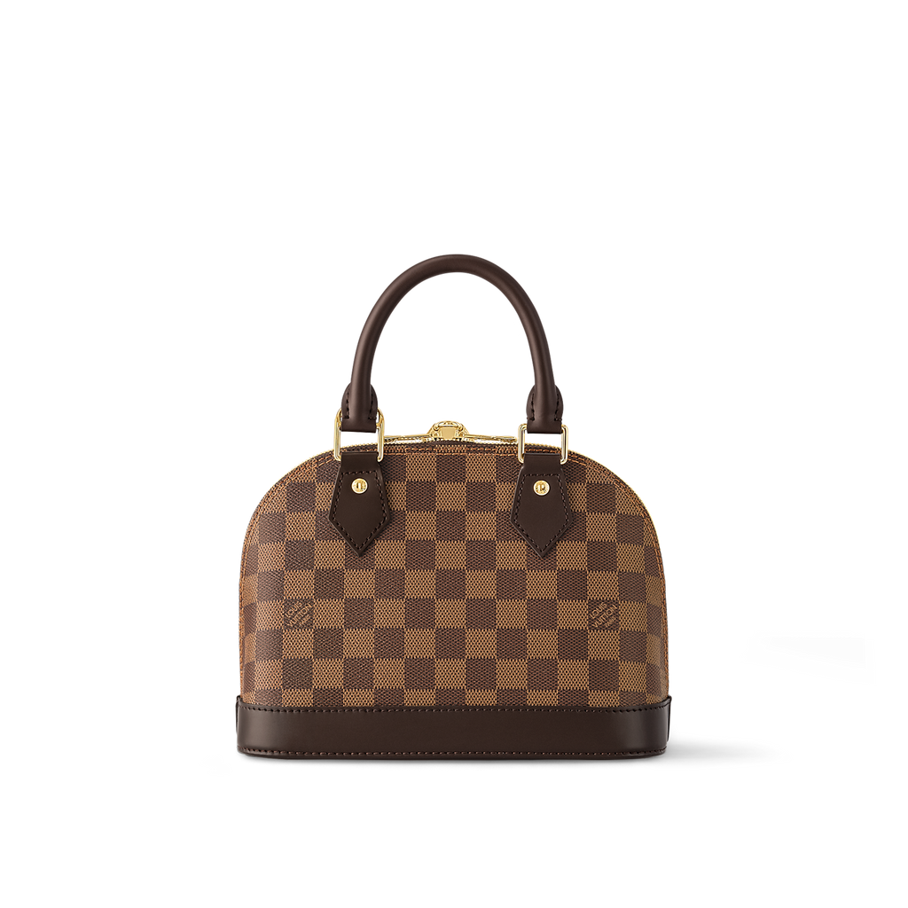 SAC À MAIN ALMA BB DAMIER EN VRAI CUIR