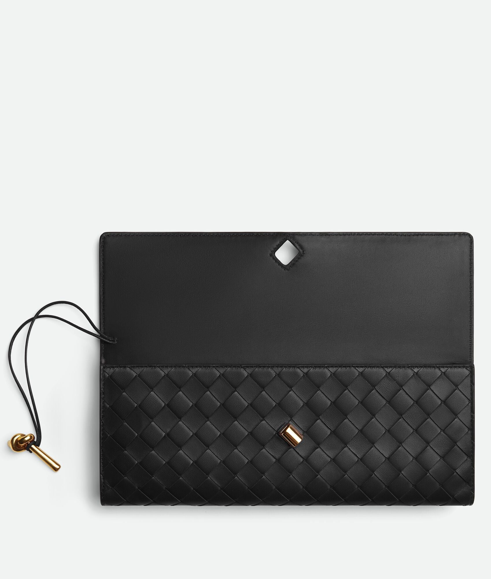 Pochette à anse en souple tressé Intrecciato