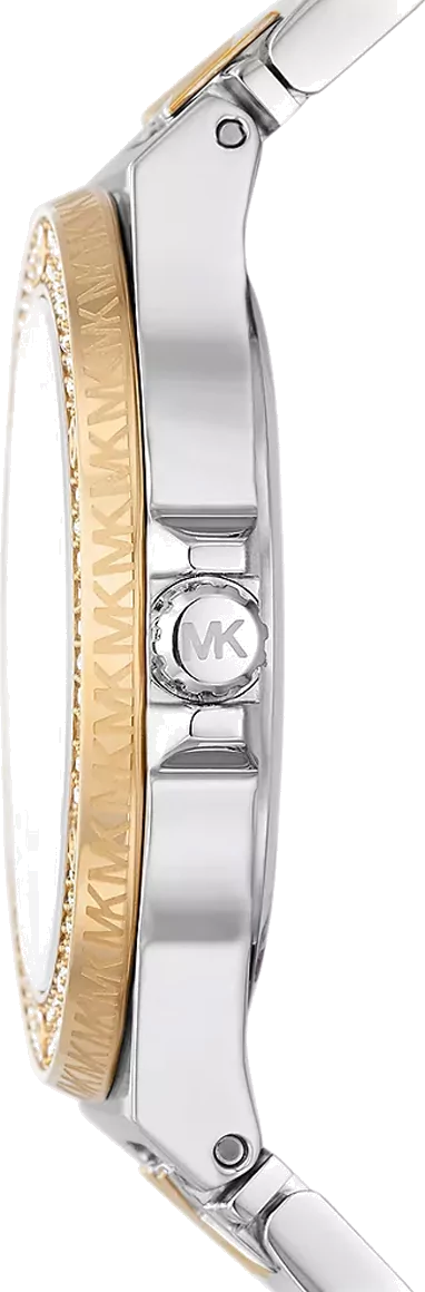 Montre femme Michael Kors Lennox MK7338 bracelet bicolore gravé MK