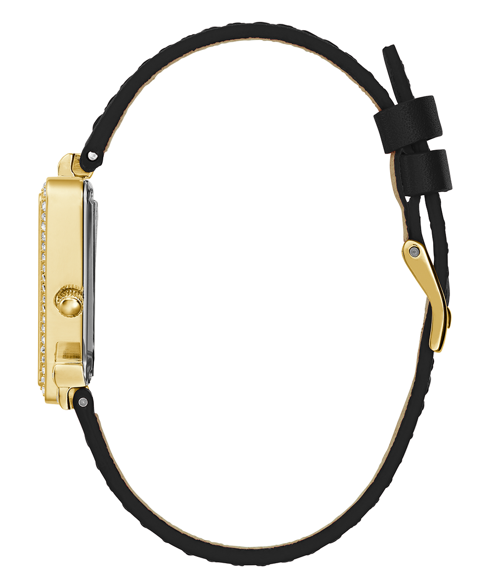 Montre analogique GUESS pour femme, couleur or noir