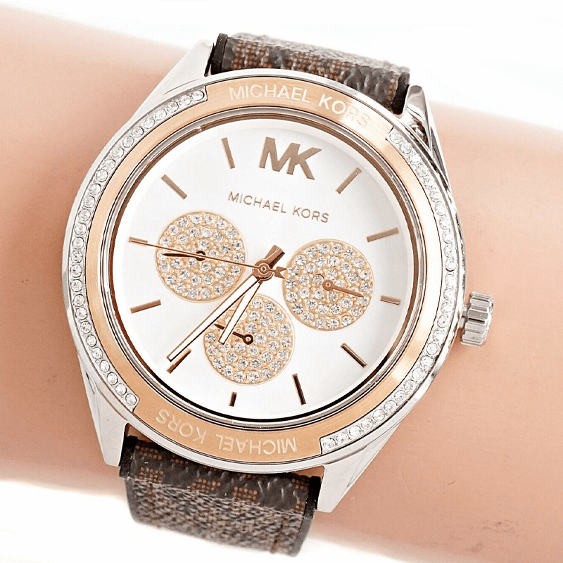 Montre Michael Kors – bracelet En Cuir Marron – MK7205