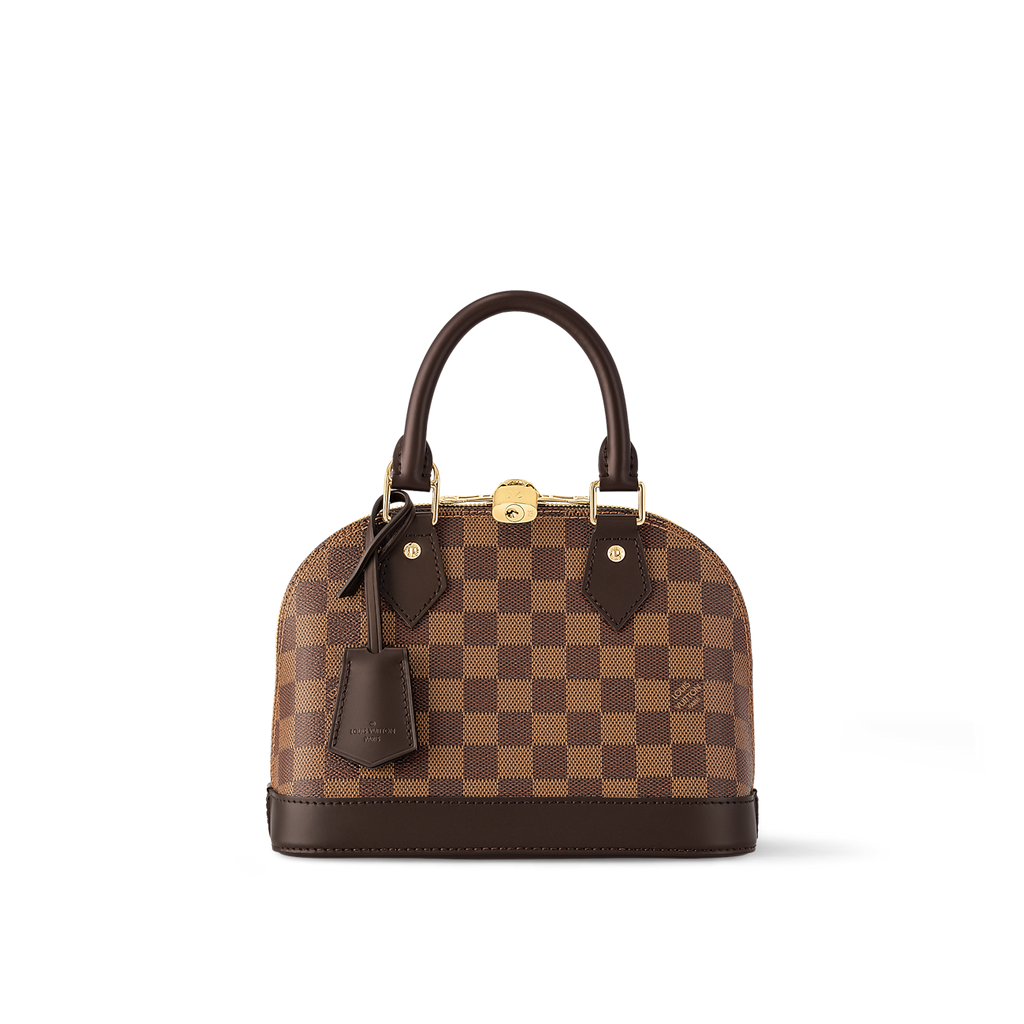 SAC À MAIN ALMA BB DAMIER EN VRAI CUIR