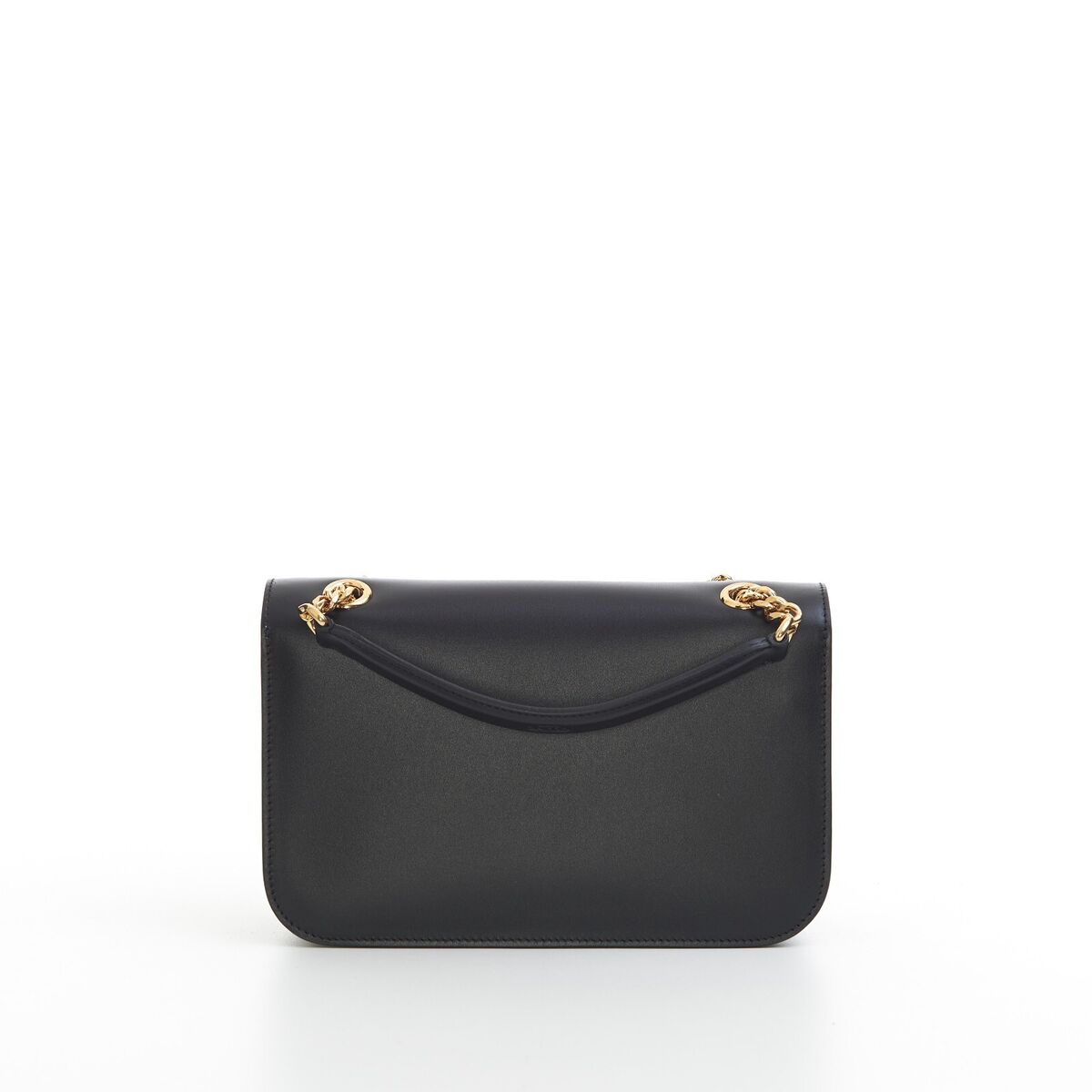 SAC A MAIN CELINE TRIOMPHE FRAME CUIR NOIR BANDOULIERE