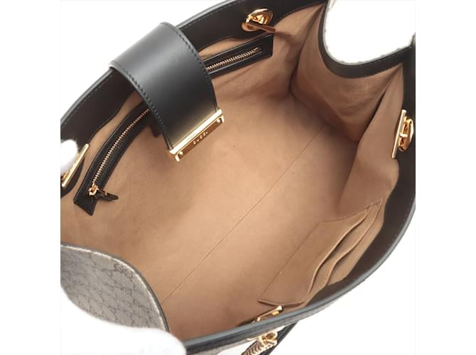 Gucci Sac cabas Padlock GG Supreme Medium Noir