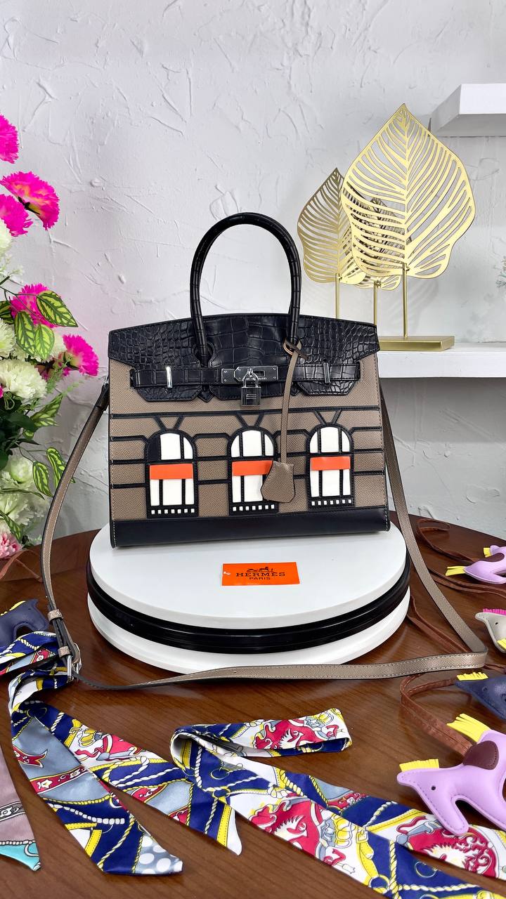 HERMÈS BIRKIN 20 CM FAUBOURG SELLIER QUATRE COULEURS