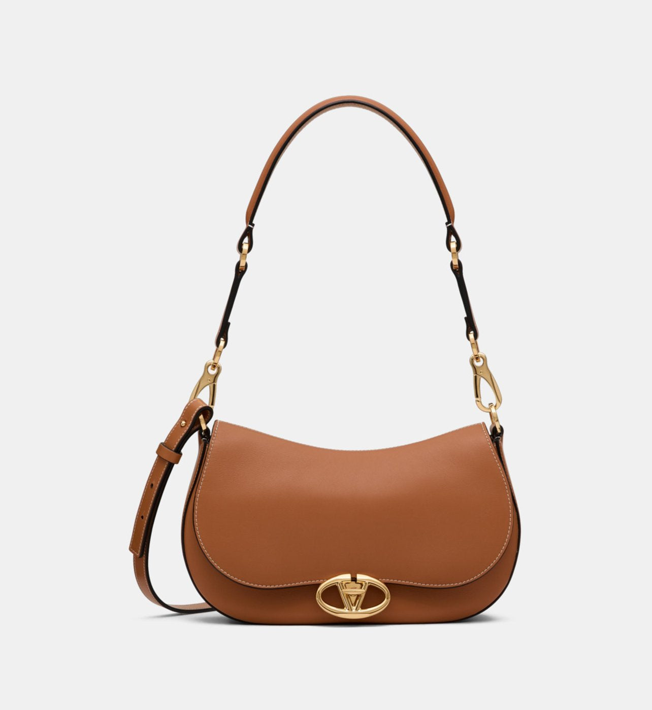 Sac Valentino Garavani besace Ohval en cuir