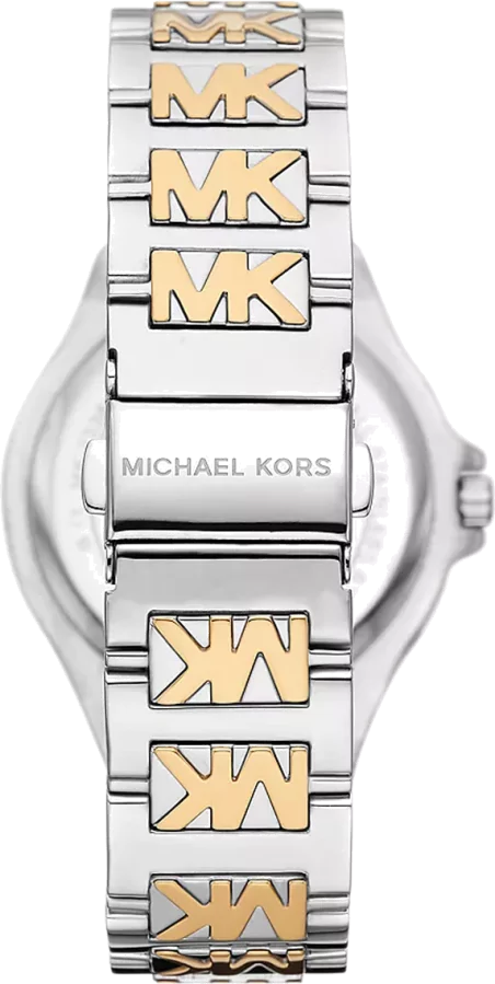 Montre femme Michael Kors Lennox MK7338 bracelet bicolore gravé MK