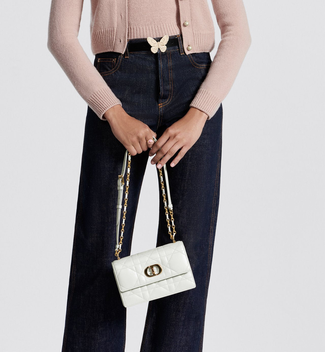 Mini sac Miss Caro En Blanc