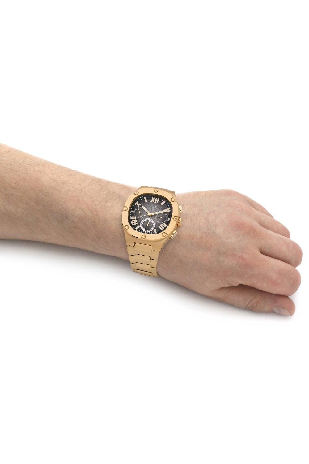 Montre à quartz analogique tendance en acier inoxydable Headline - Gw0572G2