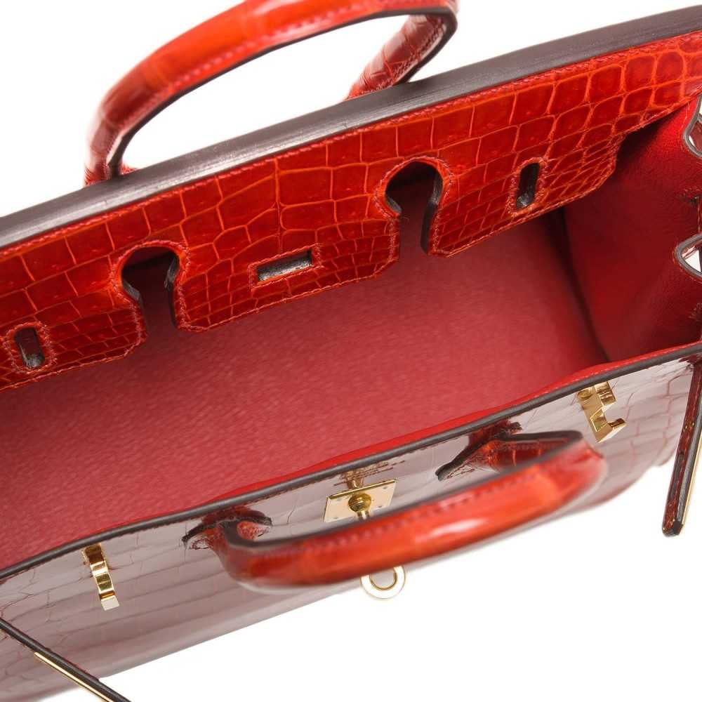 BIRKIN 35 HERMES CROCO ROUGE