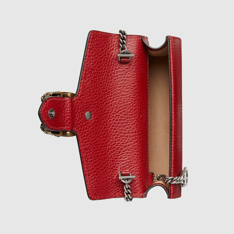 SAC À ÉPAULE DIONYSUS MOYEN TAILLE EN COULEUR ROUGE