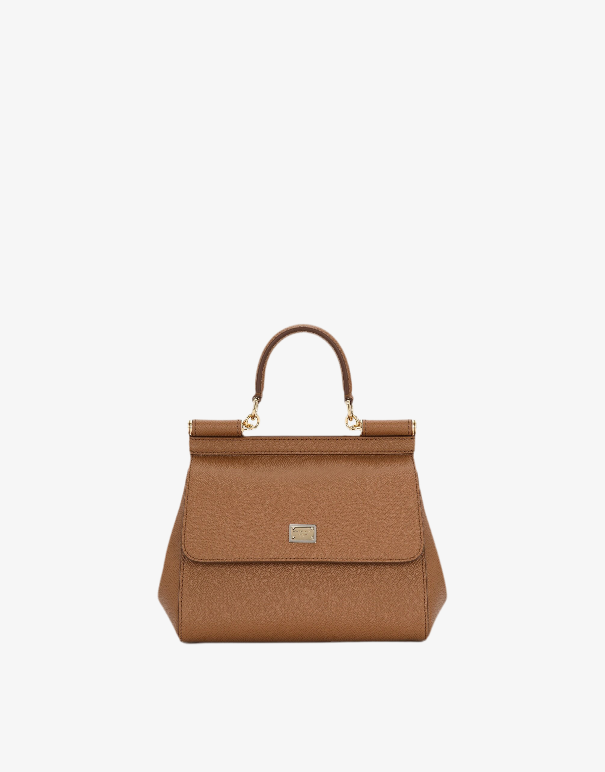 Sac à main Sicily moyen format en marron