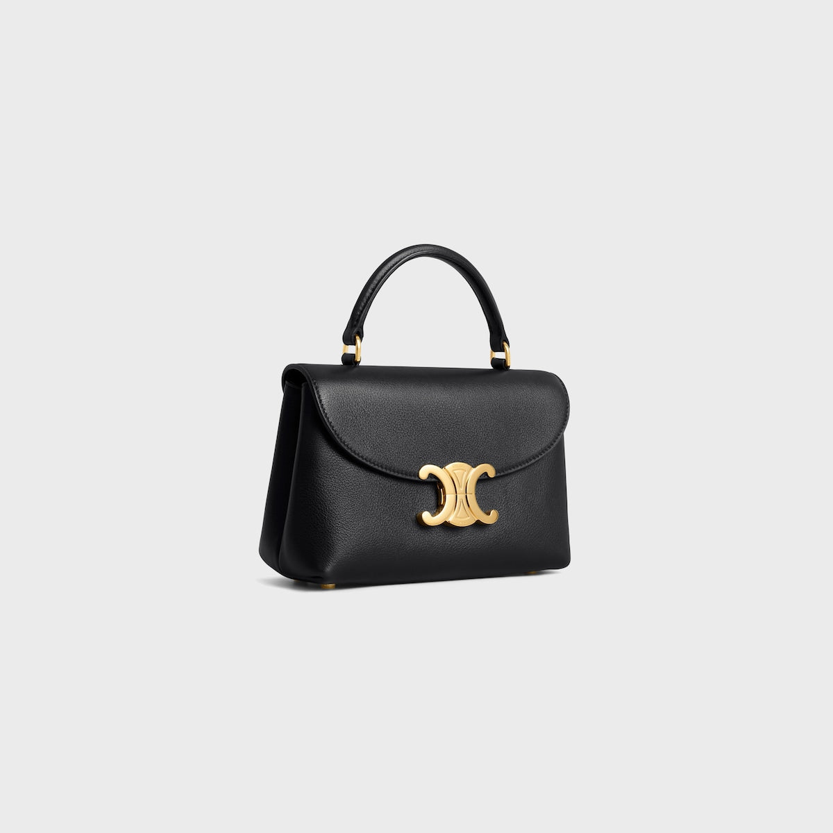 SAC NINO TEEN VEAU SOUPLE GRAINÉ EN NOIR