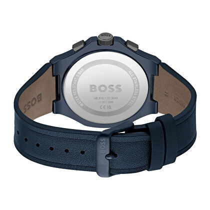 Montre à quartz analogique pour hommes Taper avec bracelet en cuir de vache 1514086