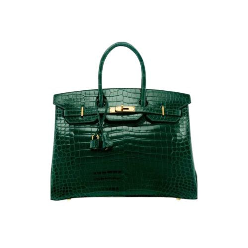 BIRKIN 35 HERMES CROCO VERT