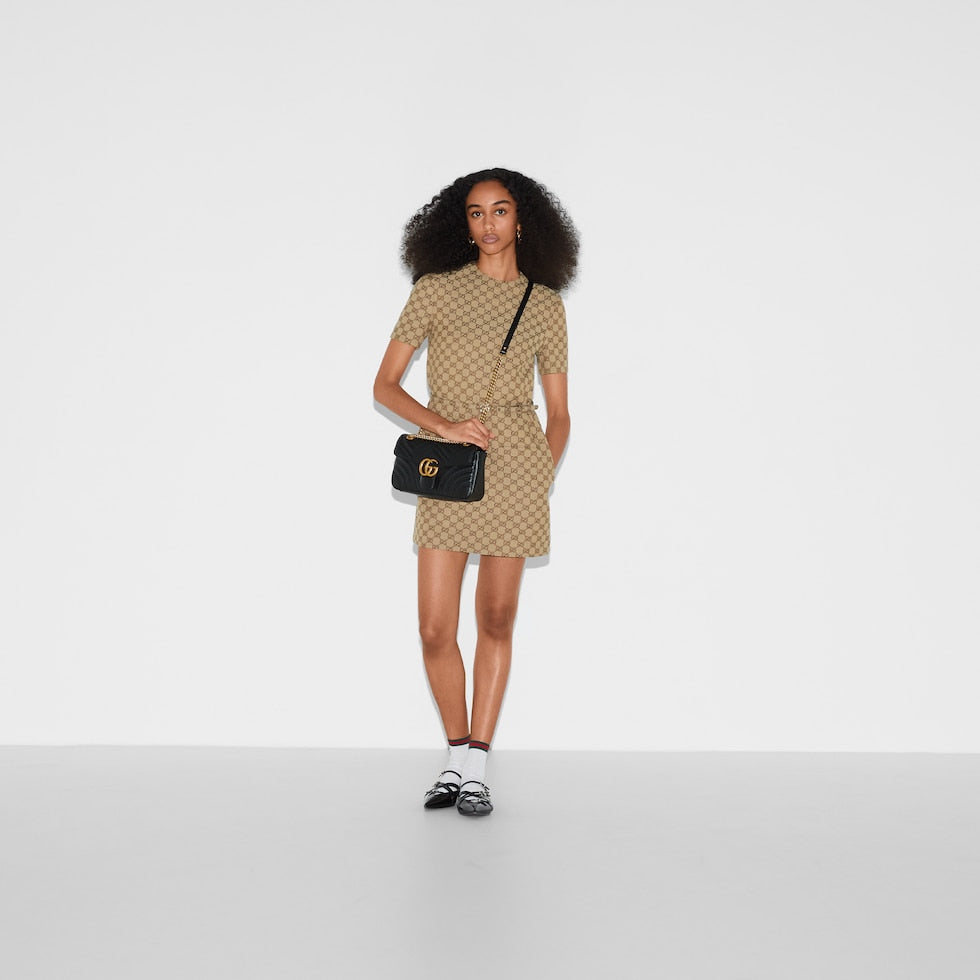 SAC À ÉPAULE PETITE TAILLE À MOTIF GG MARMONT