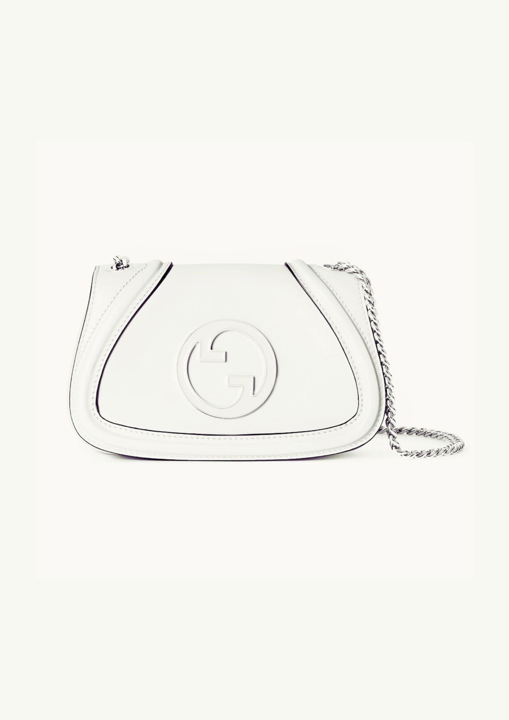 SAC À ÉPAULE GUCCI BLONDIE PETIT FORMAT EN BLANC
