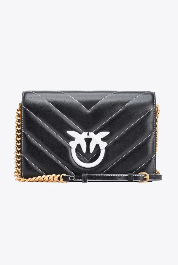 Sac à bandoulière Love Bag en cuir à logo