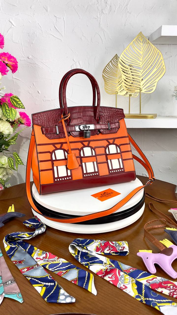 HERMÈS BIRKIN 20 CM FAUBOURG SELLIER QUATRE COULEURS
