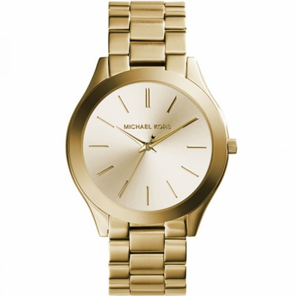 Montre MK Slim Runway en Acier Doré