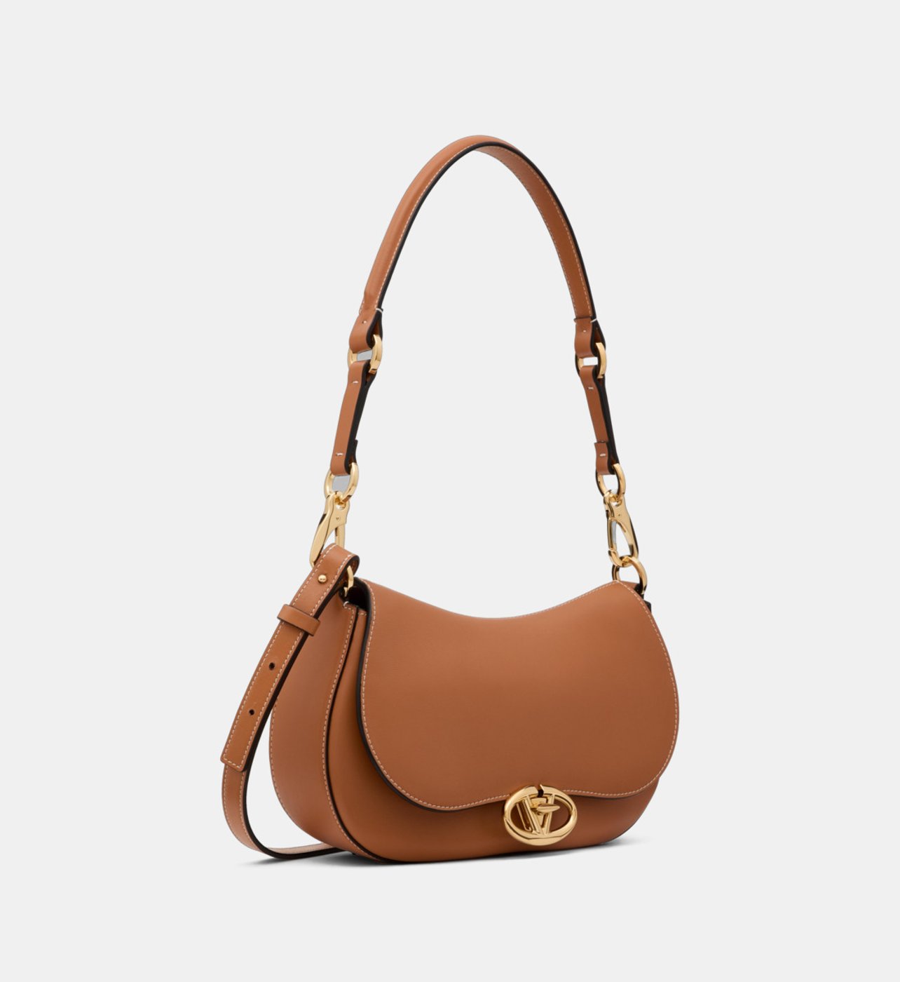 Sac Valentino Garavani besace Ohval en cuir