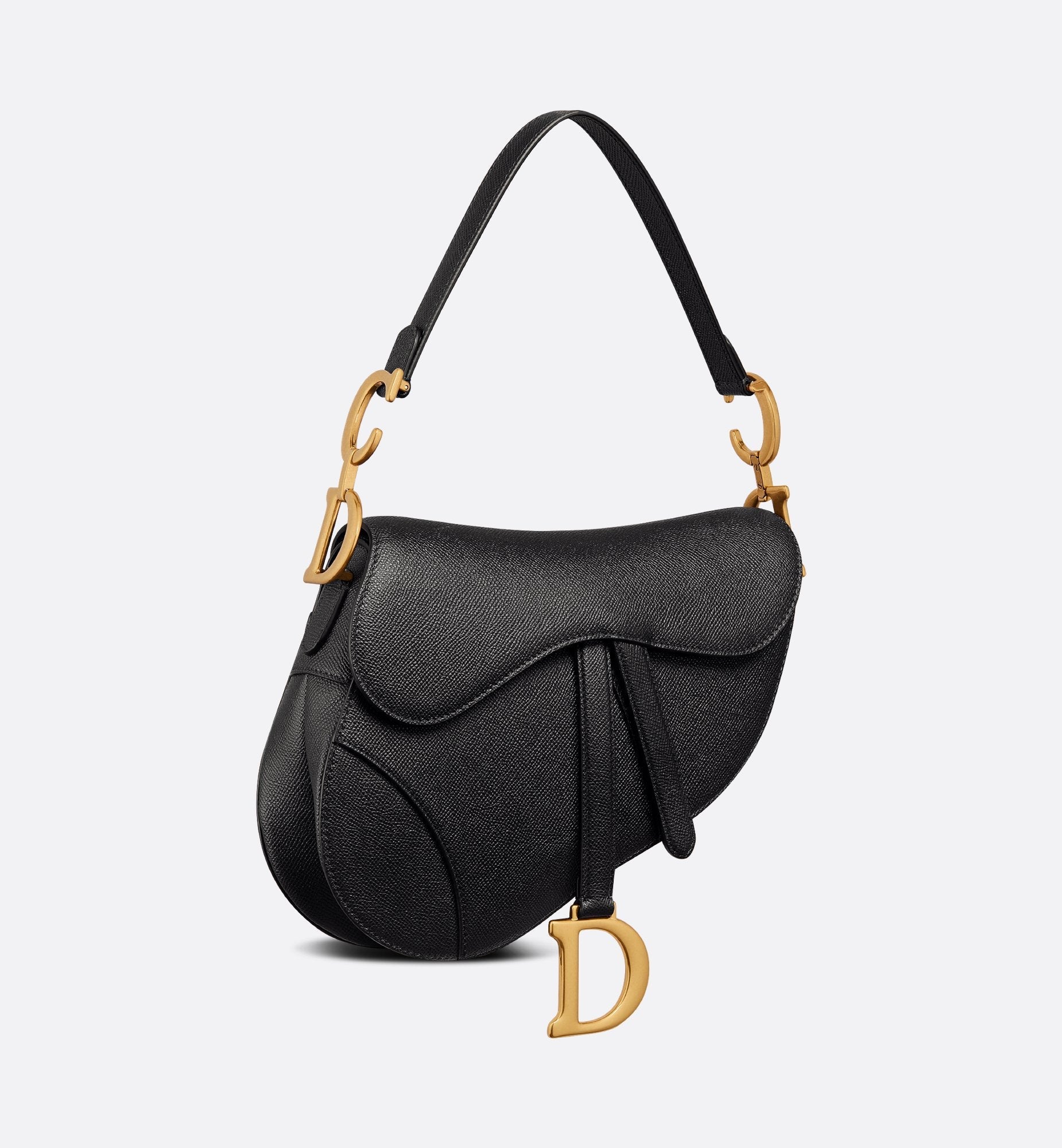 Sacoche Dior de selle avec sangle noir