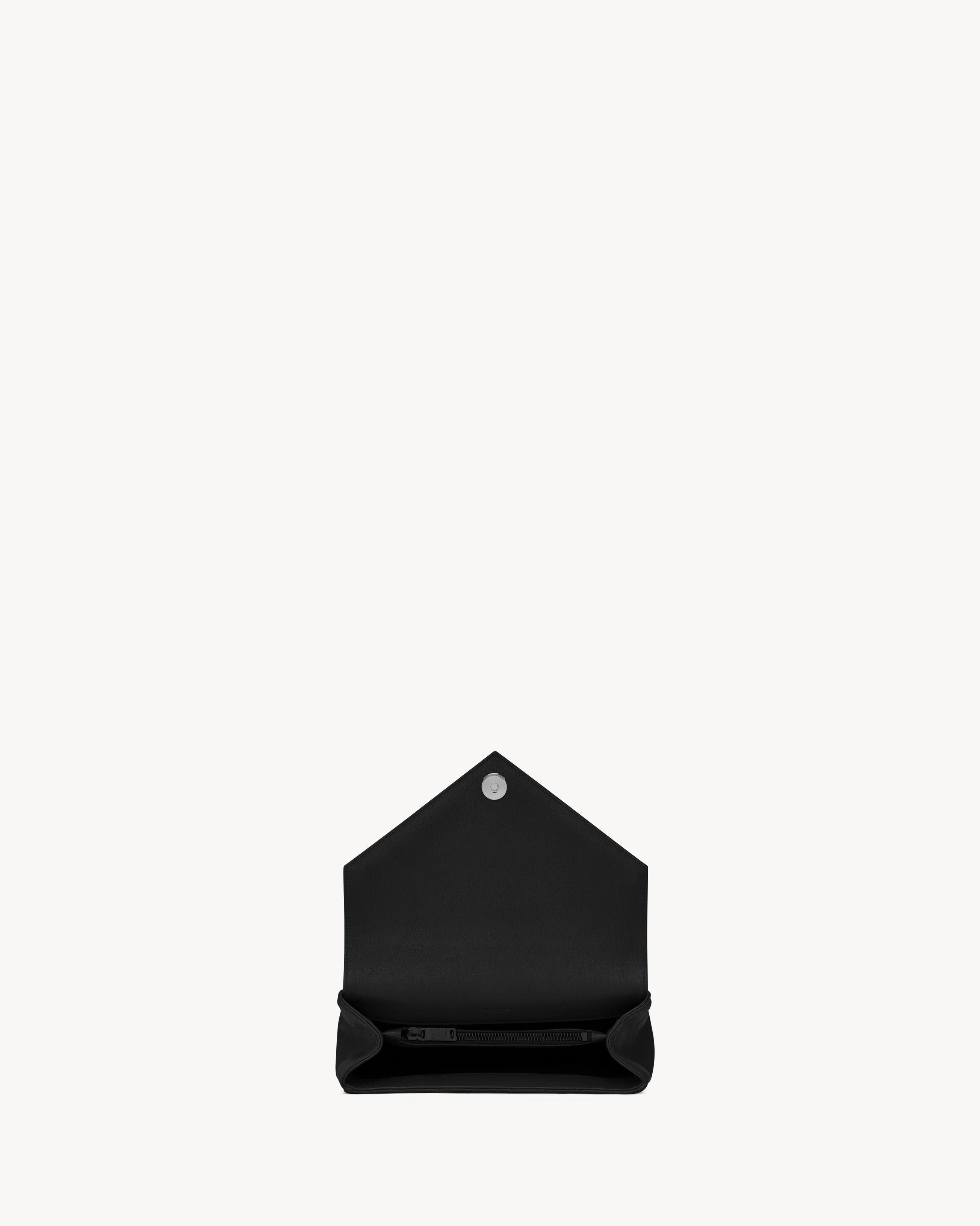 SAC YSL COLLÈGE MEDIUM EN SEMI CUIR MATELASSÉ
NOIR