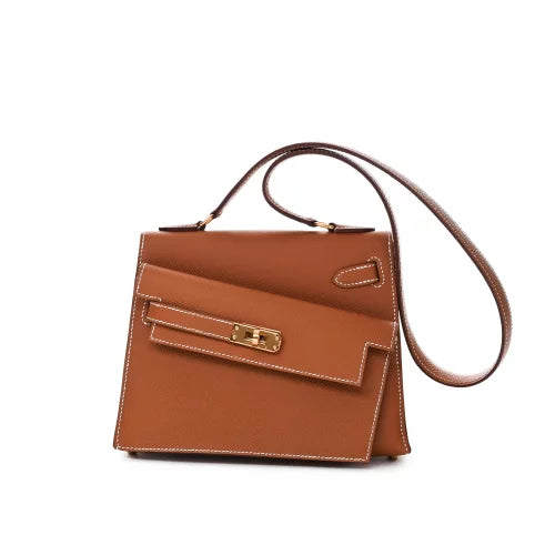 Mini sac Hermès Epsom Camel