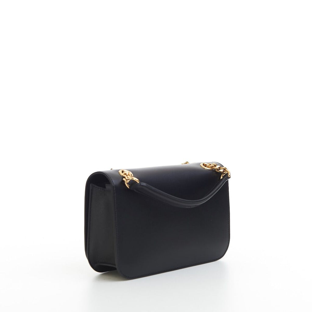 SAC A MAIN CELINE TRIOMPHE FRAME CUIR NOIR BANDOULIERE