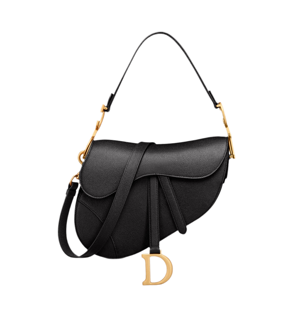 Sacoche Dior de selle avec sangle noir