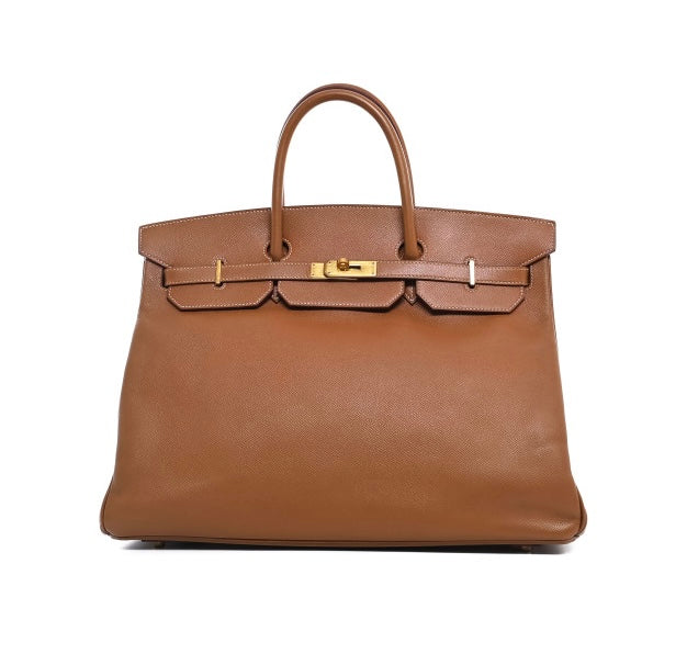 Hermès BIRKIN 35 LEATHER HANDBAG