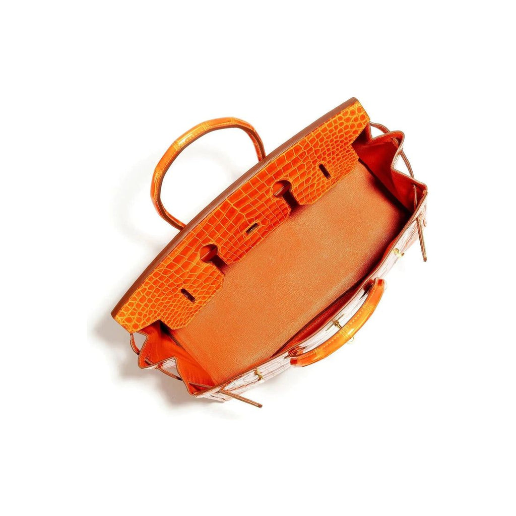 BIRKIN 35 HERMES CROCO ORANGE