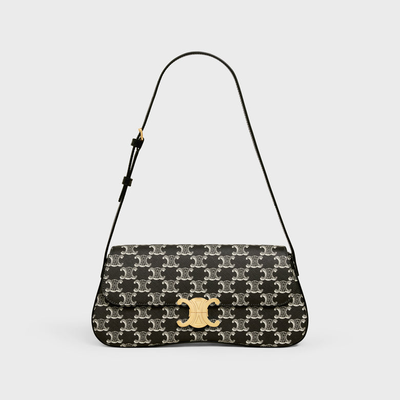 SAC CELINE LOLA MOYEN MODELE TOILE TRIOMPHE TWO-TONE