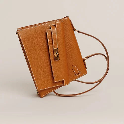 Mini sac Hermès Epsom Camel