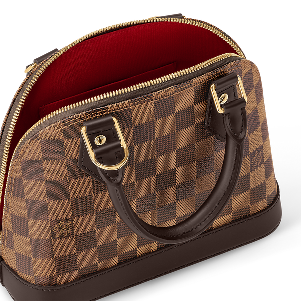 Sac Lv Alma BB Toile Damier