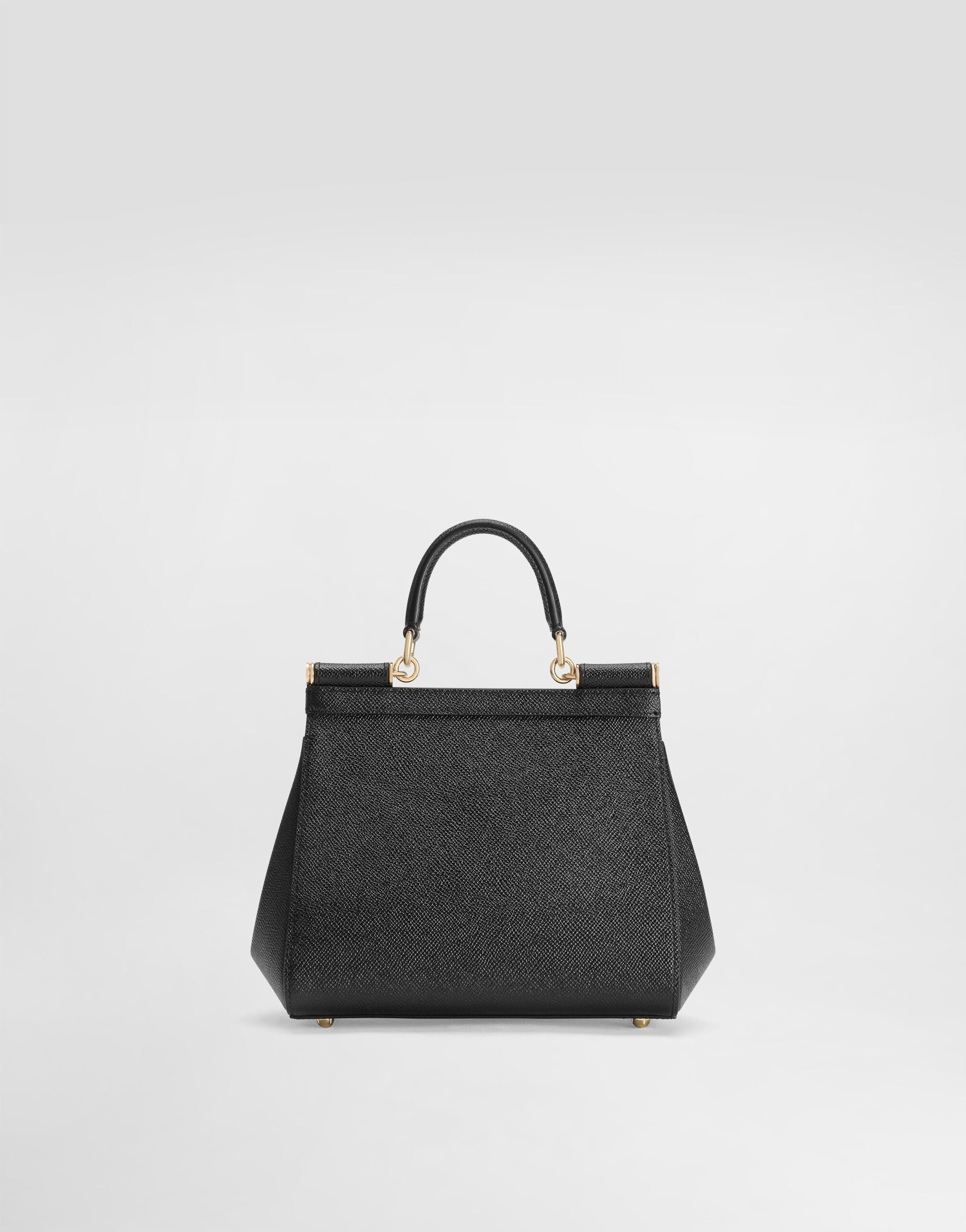 Sac à main Sicily moyen format en noir