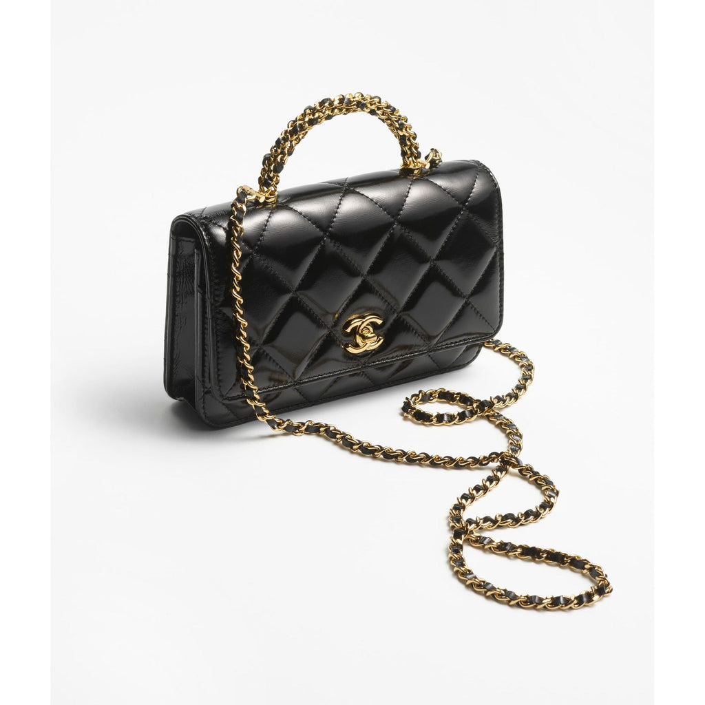 Sac Chanel - Wallet On Chain Shiny Lambskin