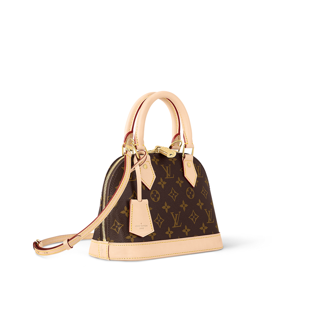 SAC À MAIN ALMA BB DAMIER EN VRAI CUIR