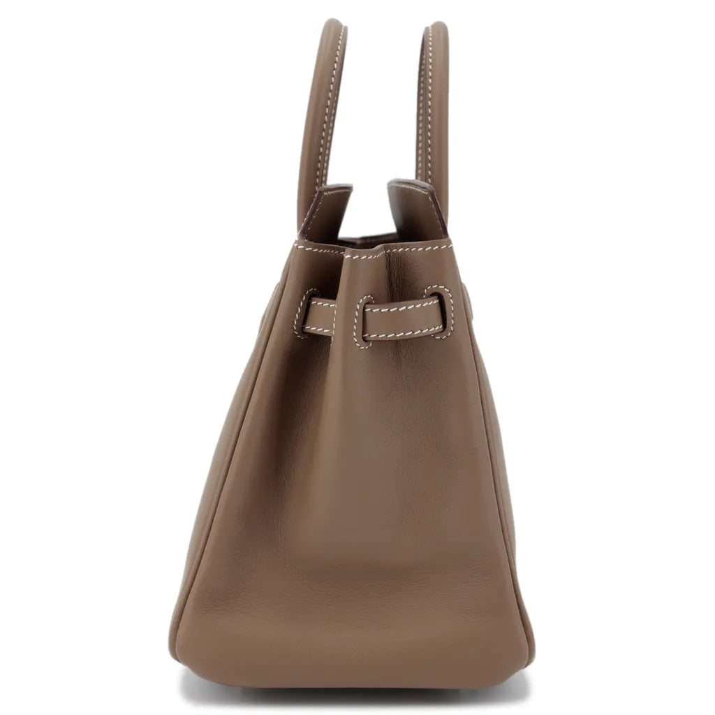 Sac à main Hermes Birkin Shadow 25 cm en cuir Swift