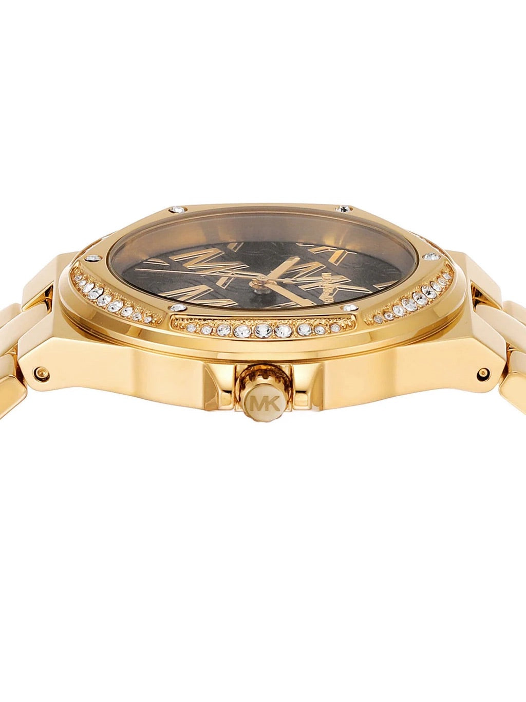 Montre Lennox de Michael Kors à trois aiguilles en acier inoxydable, doré