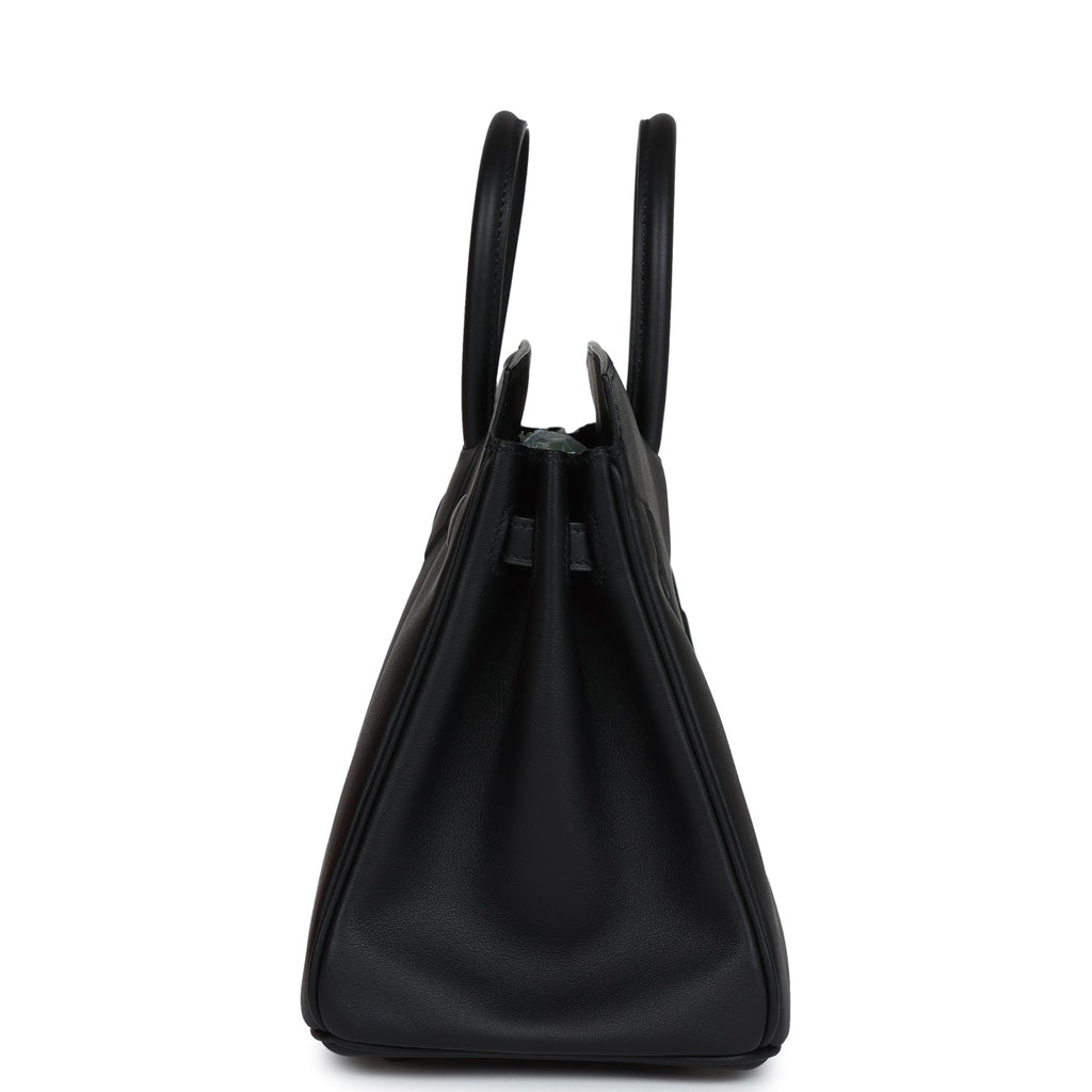 Sac à main Hermès Birkin Shadow en cuir Everkcalf noir