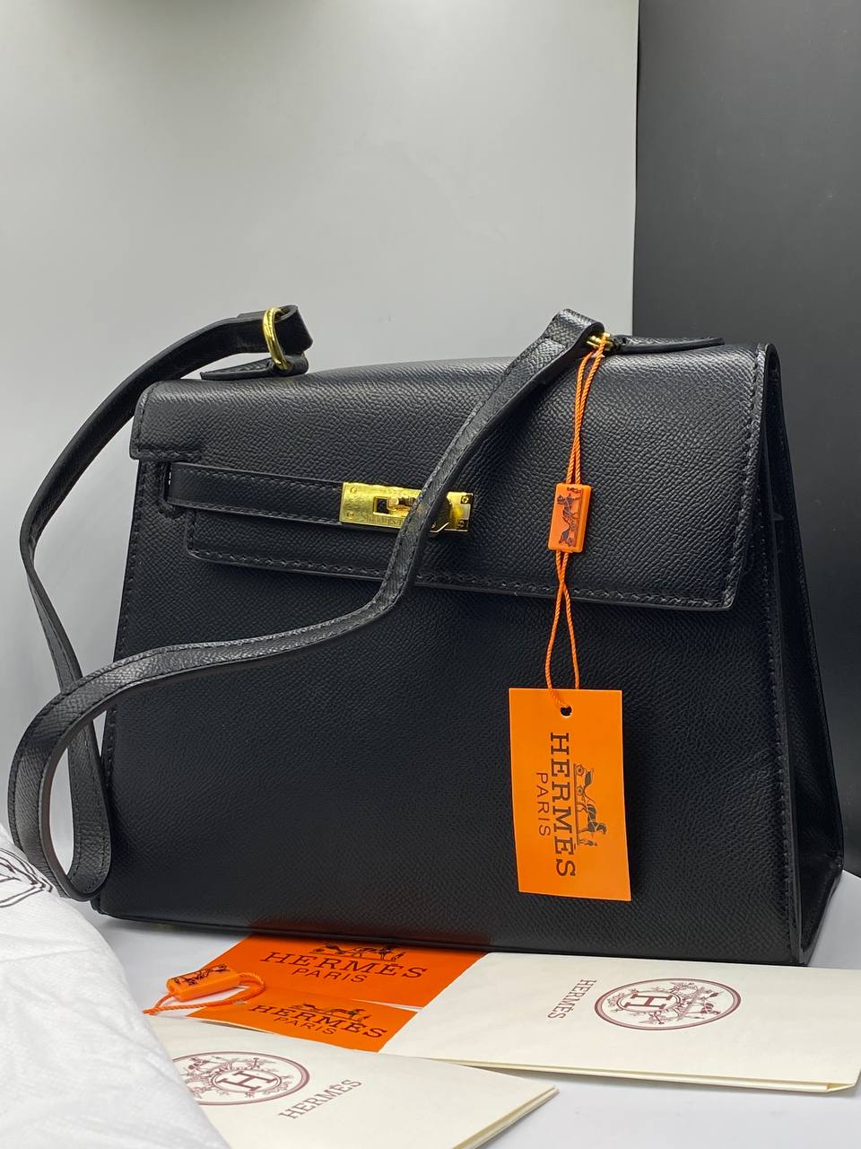 Mini sac Hermès Epsom Noir