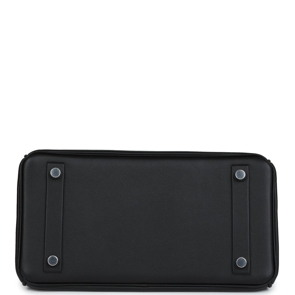 Sac à main Hermès Birkin Shadow en cuir Everkcalf noir