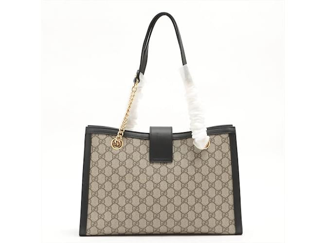 Gucci Sac cabas Padlock GG Supreme Medium Noir