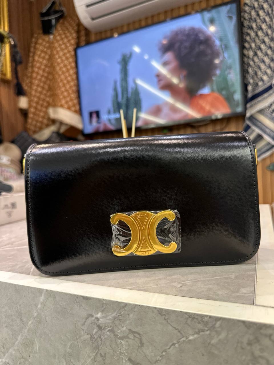 Sac Celine MULTIPOCHETTE EN CUIR DE VEAU BRILLANT