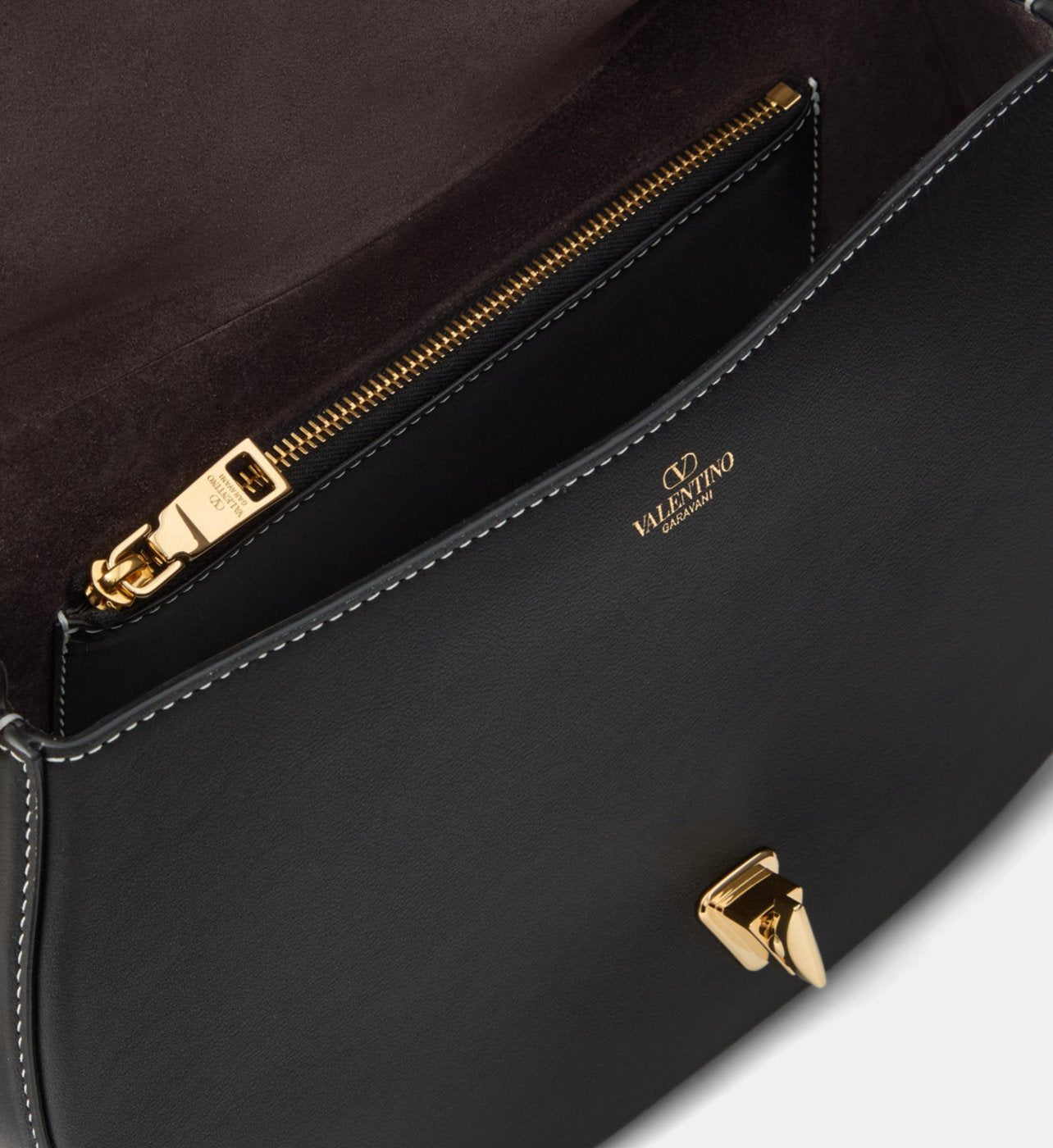 Sac Valentino Garavani besace Ohval en cuir