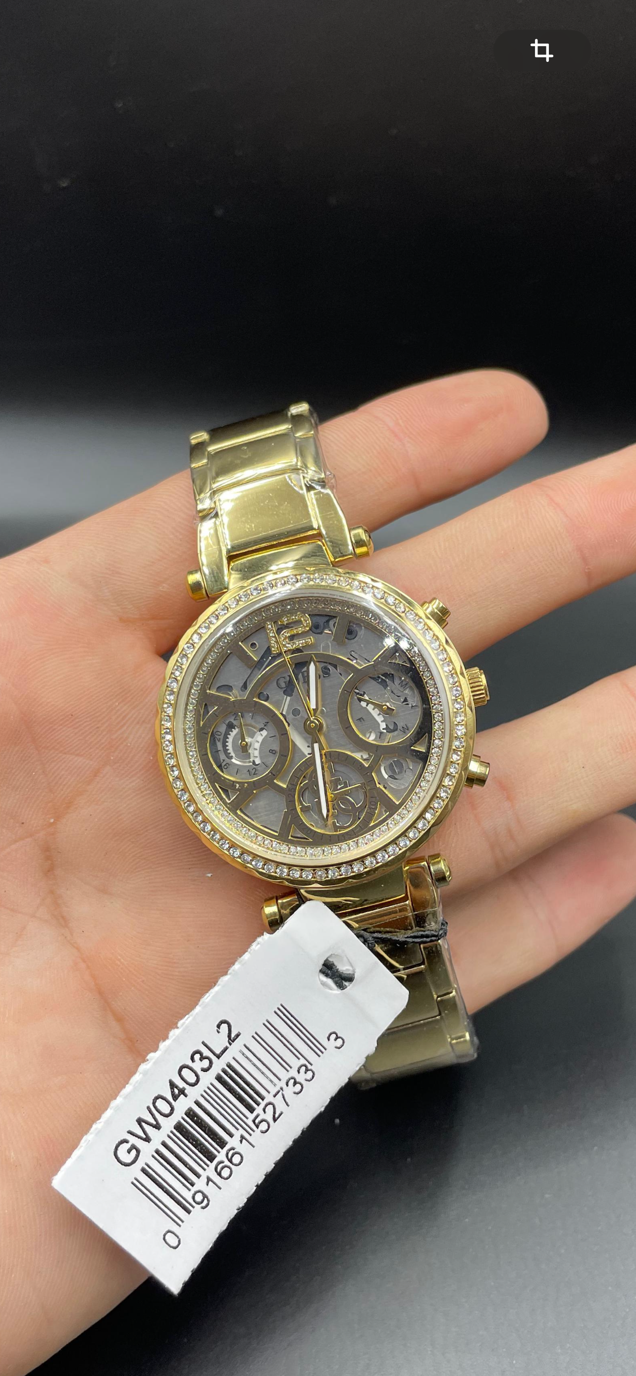 MONTRES GUESS GW0403L2 SOLSTICE EN ACIER INOXYDABLE DORÉ POUR FEMME