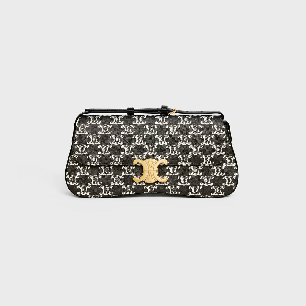 SAC CELINE LOLA MOYEN MODELE TOILE TRIOMPHE TWO-TONE
