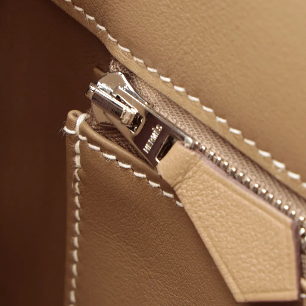 Sac à main Hermes Birkin Shadow 25 cm en cuir Swift